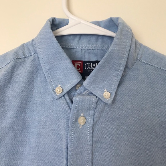 Boys Chaps short sleeve Polo shirt light blue 16 - Picture 2 of 4